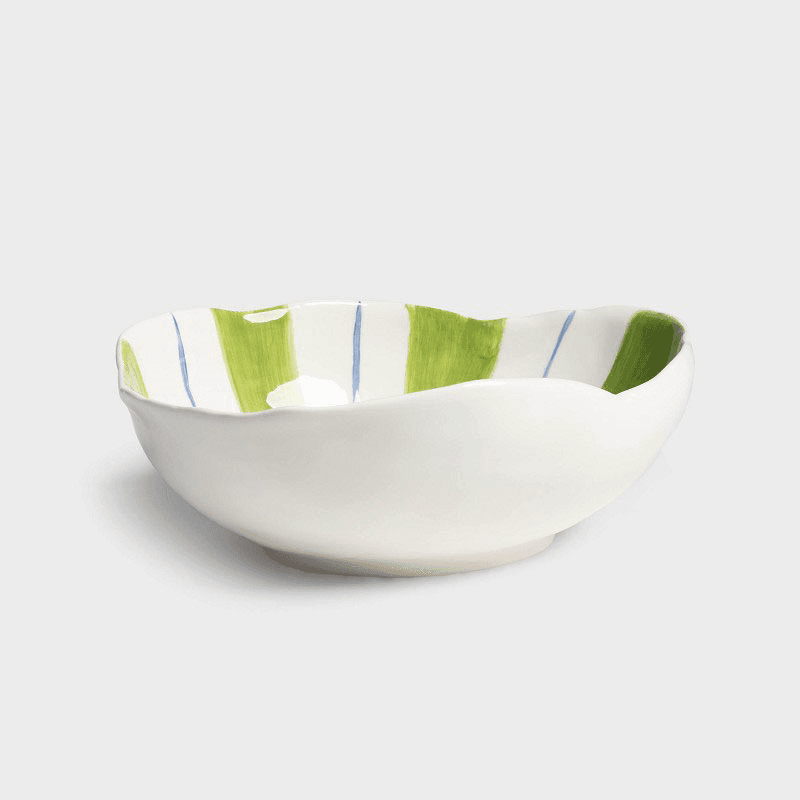Ray Bowl, 27 x 21cm, green