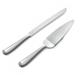 Image showing the Vera Wang - Infinity Cake knife and server product.