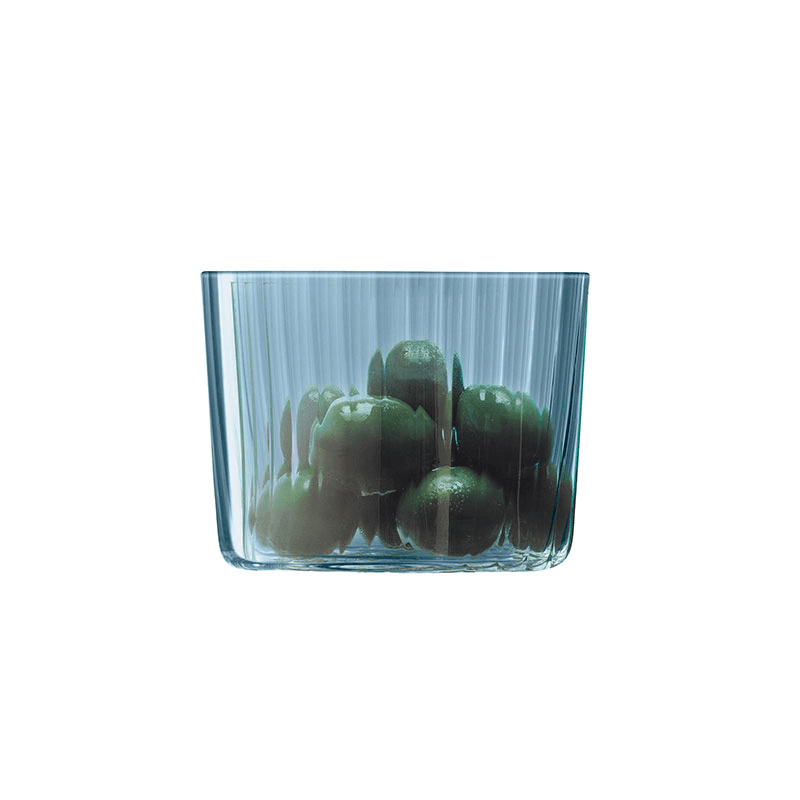 Gems Set of 4 Tealight Holders, H6cm, Sapphire