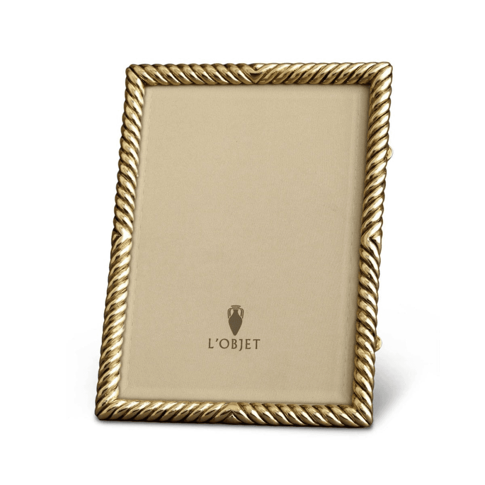 Deco Twist Photo frame, 5 x 7", Gold Plated