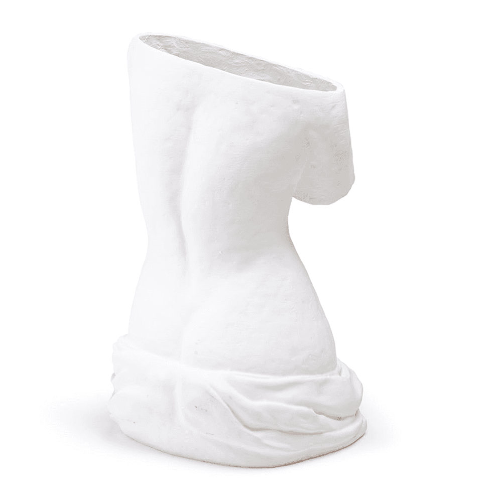 Milo Umbrella Stand, H50 x W29cm, White