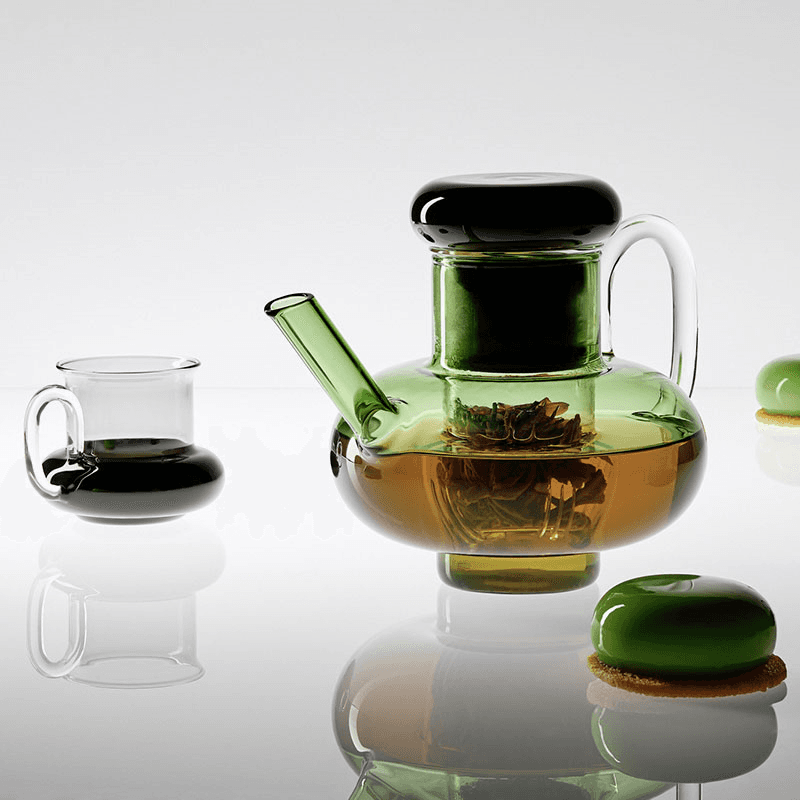 Bump Teapot, 1L, Green