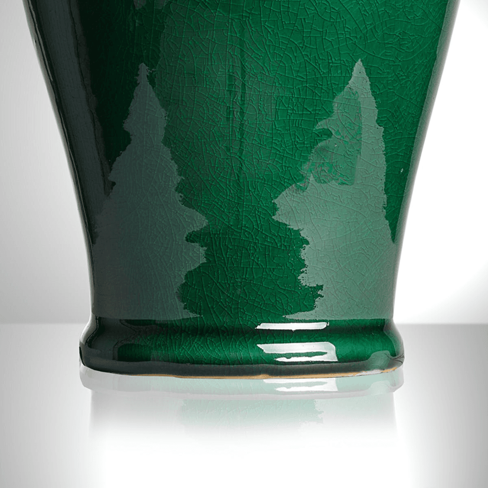 Lolita Medium table lamp - base only, H44 x W18cm, Emerald Green