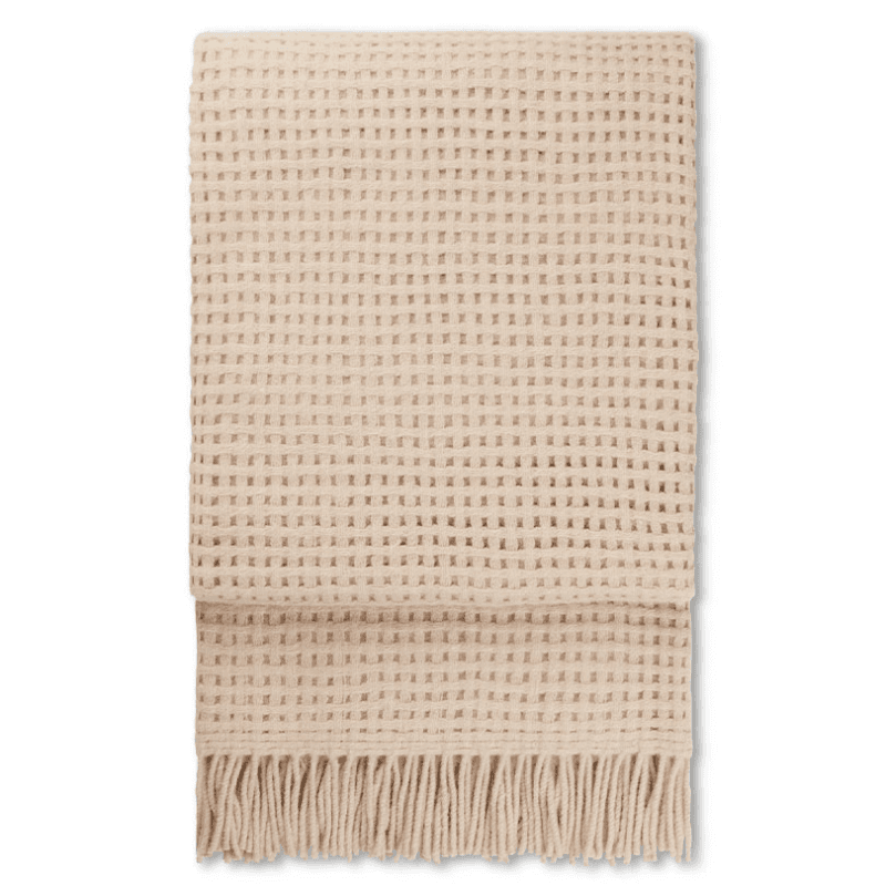 Basket Throw, H130 x W200cm, Beige