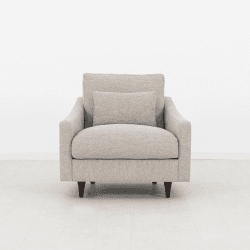 Image showing the Model 07 Linen Armchair, Pumice product.