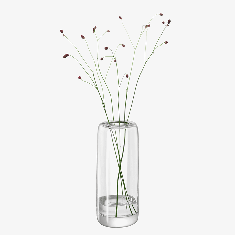 Melt Vase, H34cm, Clear