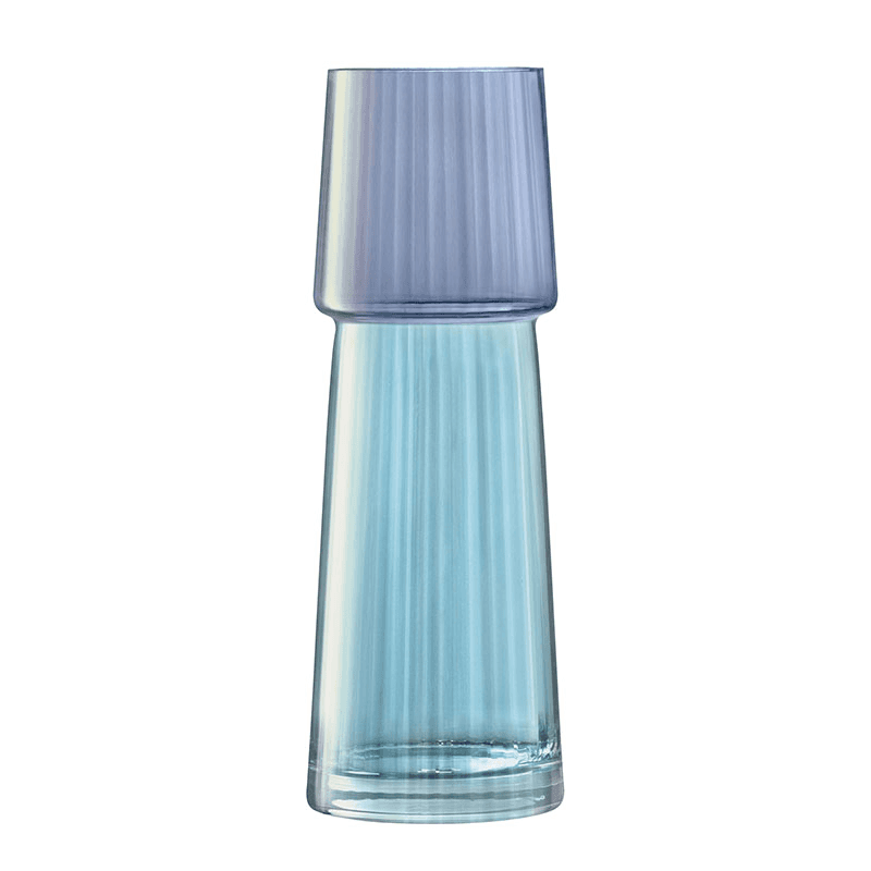 Gems Vase, H32cm, Sapphire