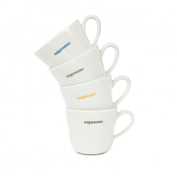 Image showing the Espresso' Espresso Cup Set of 4, 350ml, White product.