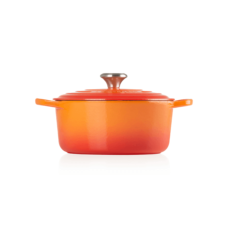 Signature Cast Iron Round casserole, 26cm - 5.3 litre, Volcanic