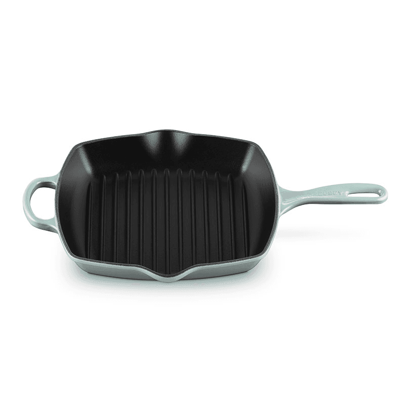 Cast Iron Square Grillit, 26cm, Sea Salt