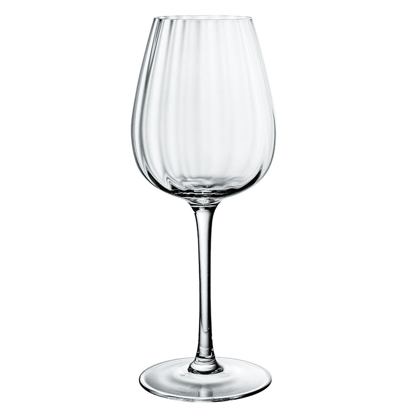 Rose Garden White Wine Goblet Set of 4, 125ml, Clear