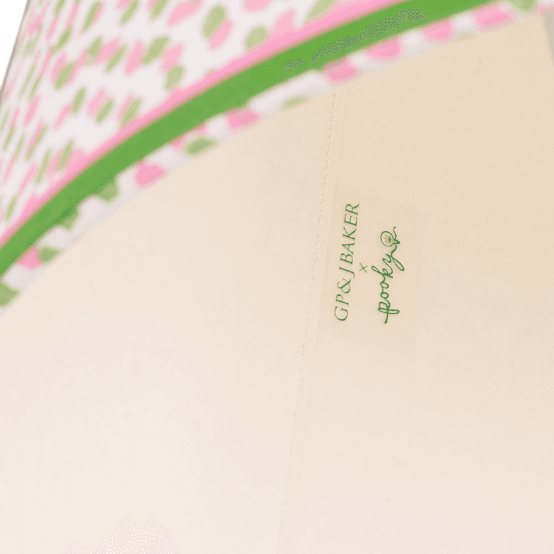 Empire Straight Shade Polka Dot Paper By GP & J Baker, 30cm, Pink/Green