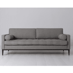 Image showing the Model 02 3 Seater Linen Sofa, Shadow product.