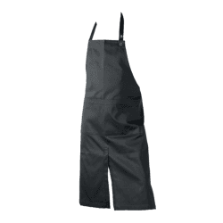 Image showing the Twill Apron With Pocket, 80 x 95cm, Dark Grey product.