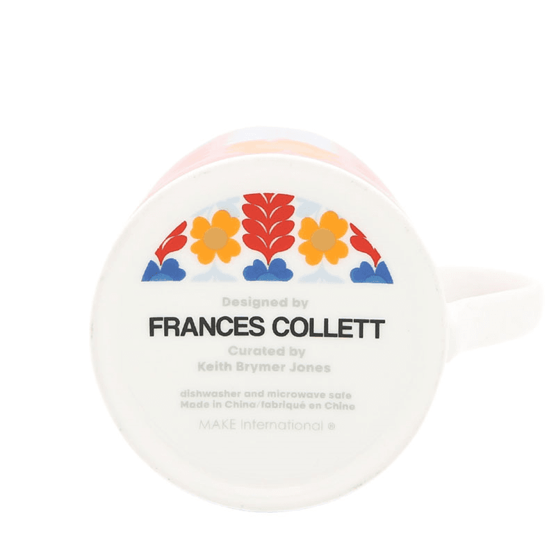Frances Collet Flower Latte Mug, 275ml, Multicolour