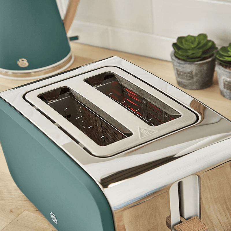 Nordic 2-Slice Toaster, Teal