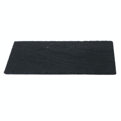 Image showing the Pair of rectangular tablemats, 30 x 22cm, Slate product.
