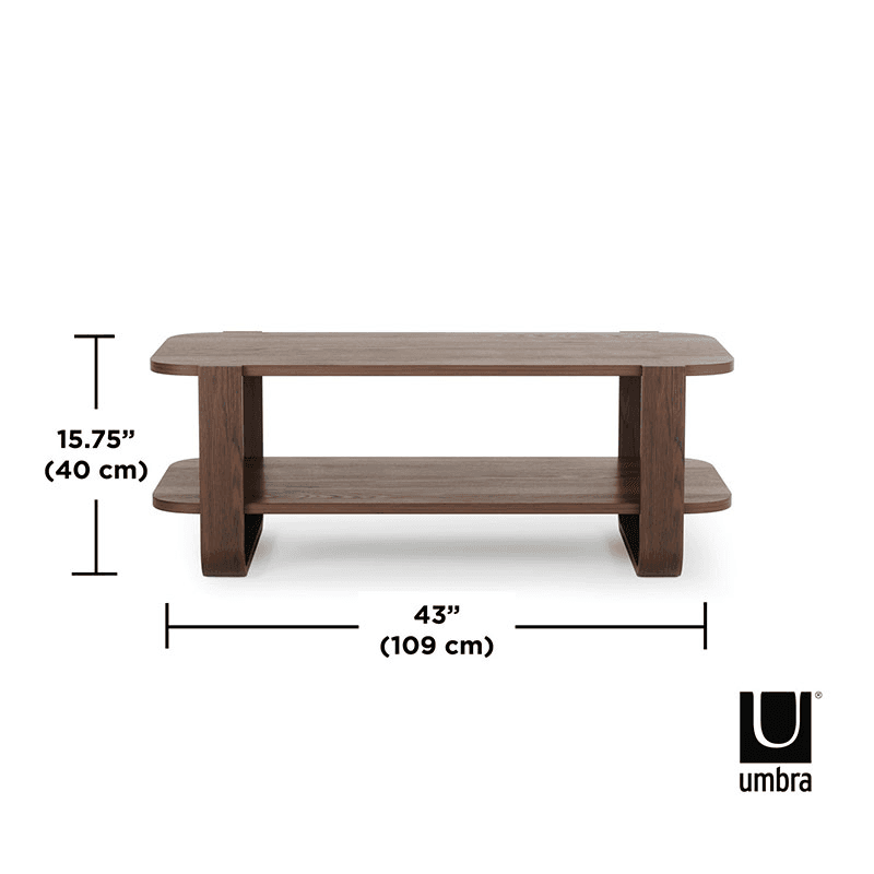 Bellwood Coffee Table, Aged Walnut