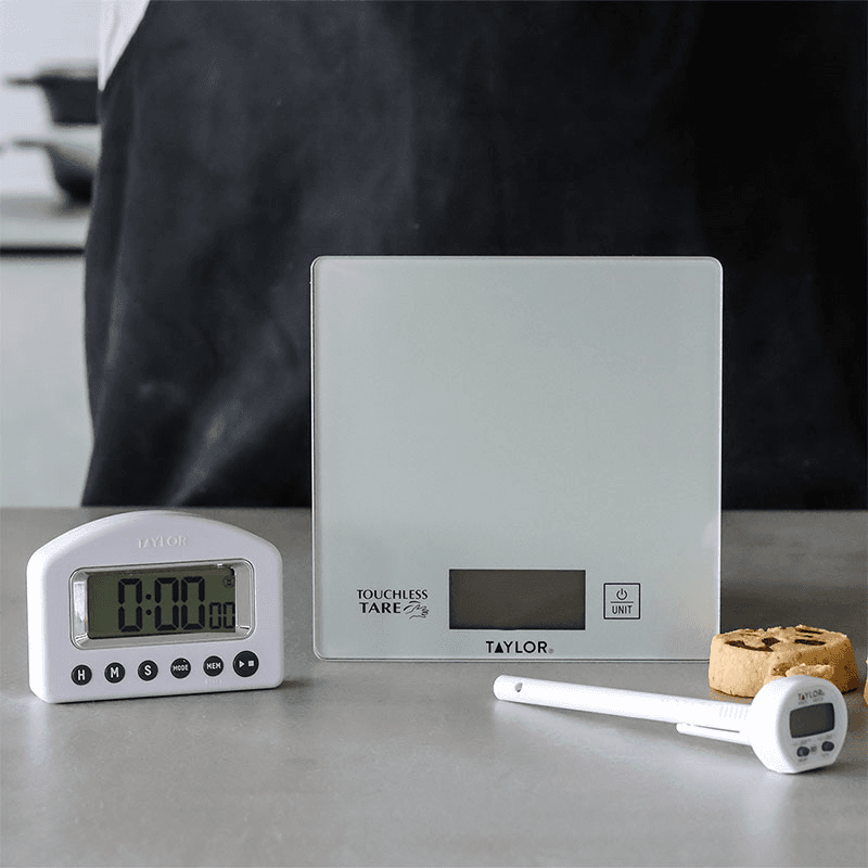 Weighing and Measuring Scale Set, Silver