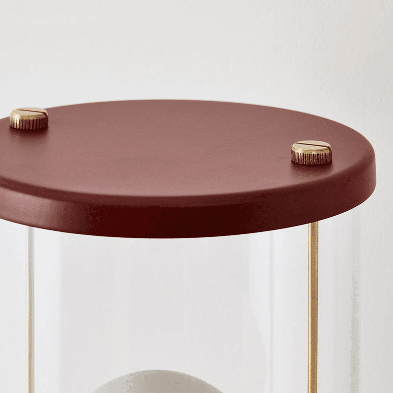 The Muse Farrow & Ball Wall Light, Pomona Red
