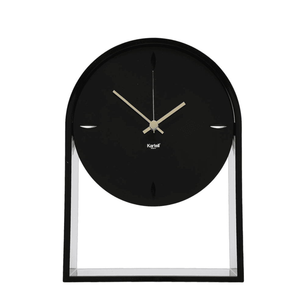 Air Du Temps, Mantel Clock, Black, Black
