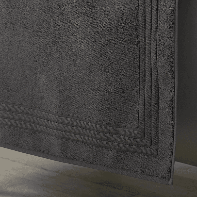 Luxury Egyptian Cotton Bath Mat, Large, Slate