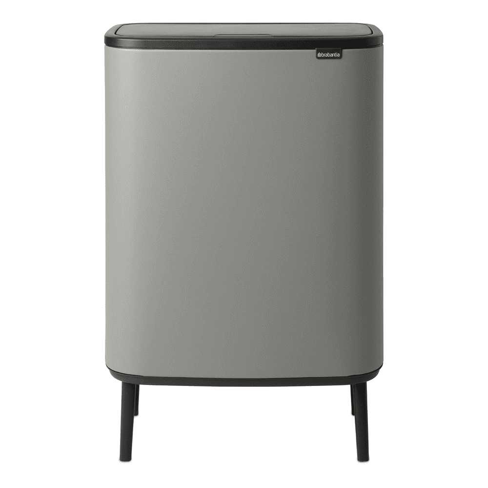 Bo Hi touch bin, 60 litre, Mineral Concrete Grey