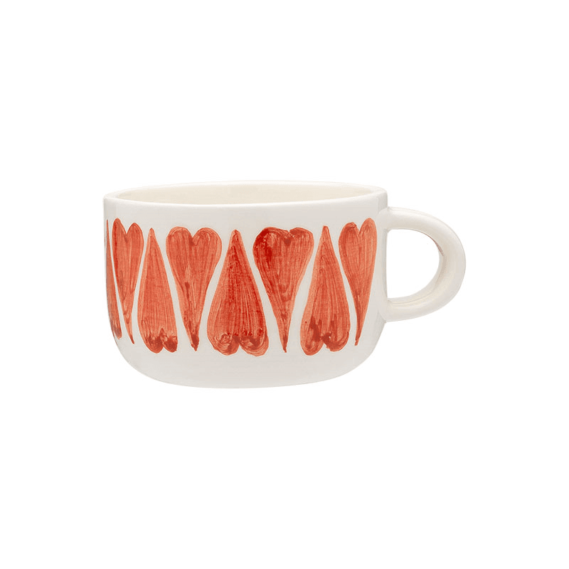 Classic Love Cappuccino Mug, 500ml, Red