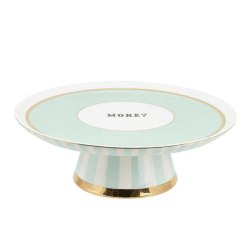 Image showing the Slogan Footed Cake Stand, D32cm, Pastel product.