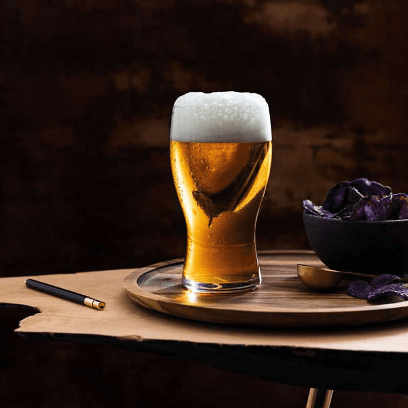 Purismo Set of 2 Beer Glasses, 620ml, Clear