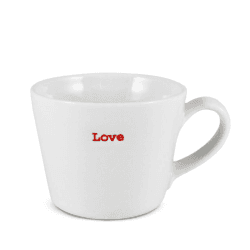 Image showing the Love' Espresso Cup Set of 4, 100ml, White product.