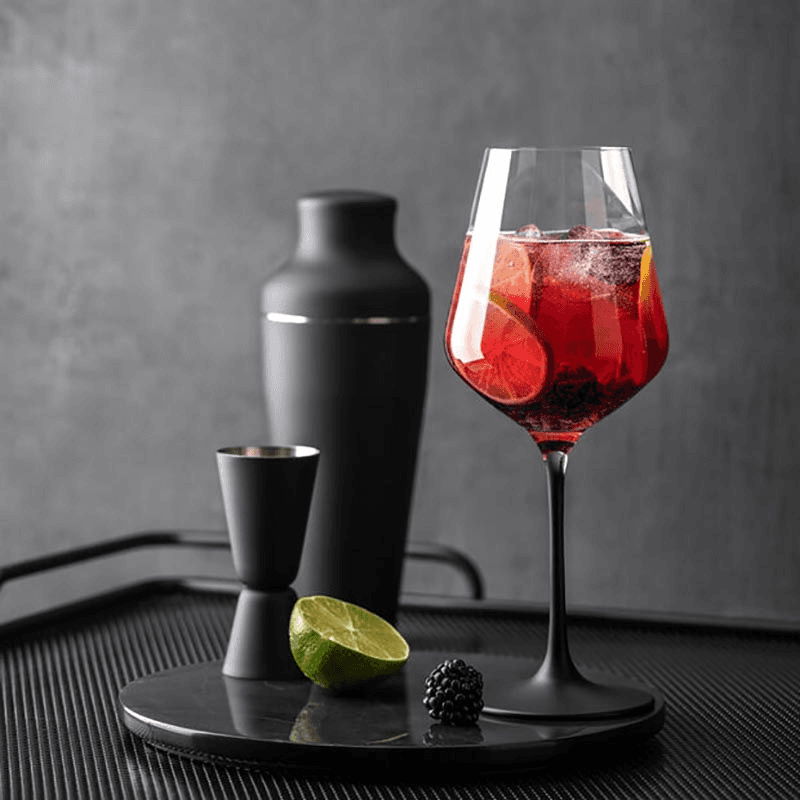 Manufacture Rock Set of 4 Red Wine Glasses, 380ml, Clear