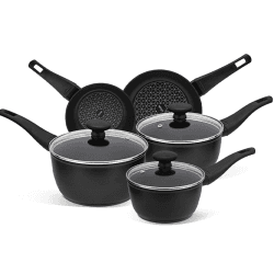 Image showing the Thermo Smart 5 piece Saucepan and frying pan set product.