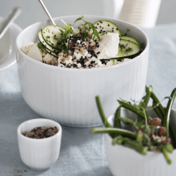 Image showing the Hammershøi Bowl, 21cm, White product.
