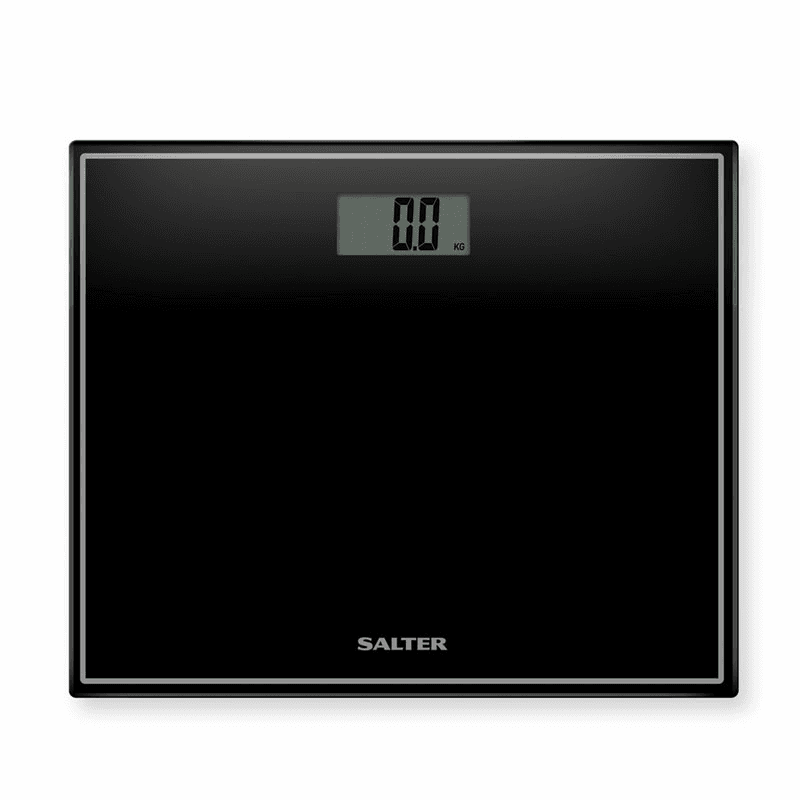 Compact Glass Electronic Scale, Black