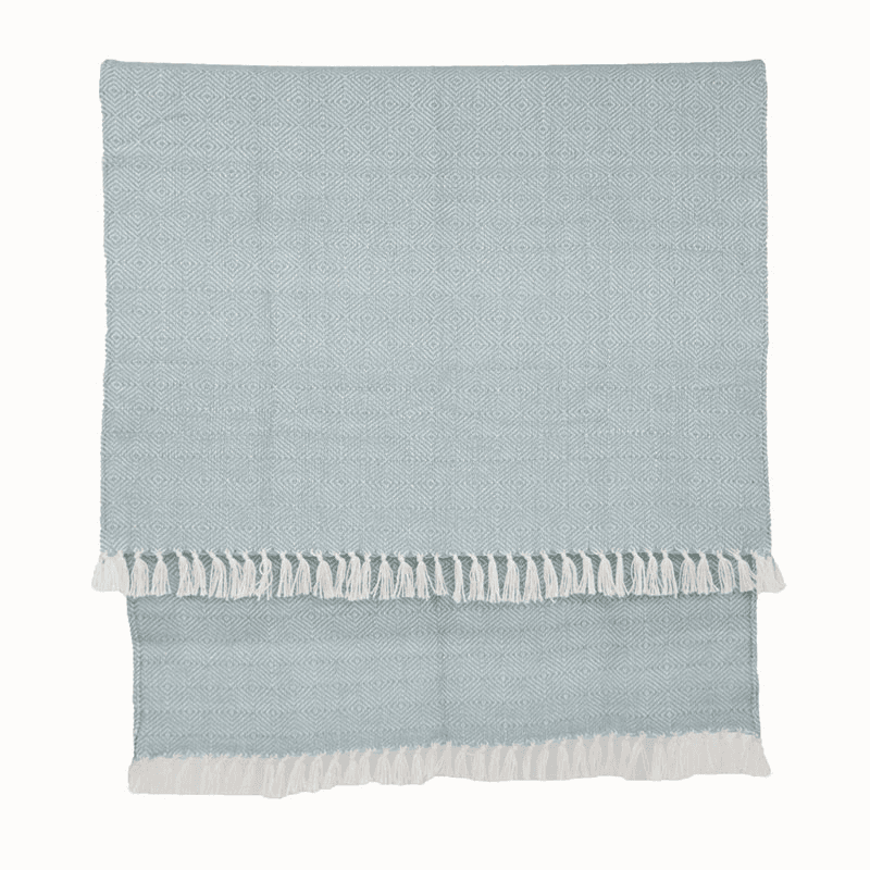 Diamond Blanket, 250cm x 130cm, Teal