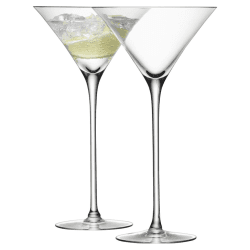 Image showing the Bar Pair of cocktail glasses, 275ml, clear product.