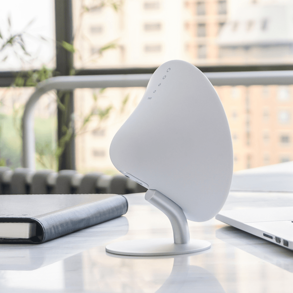 Mini Halo One Bluetooth speaker, H16 x L14 x D6cm, Matt White