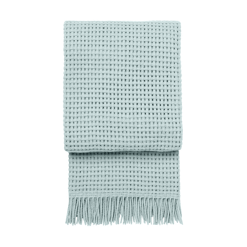 Basket Plaid Throw, H200cm x W130cm, Lagoon