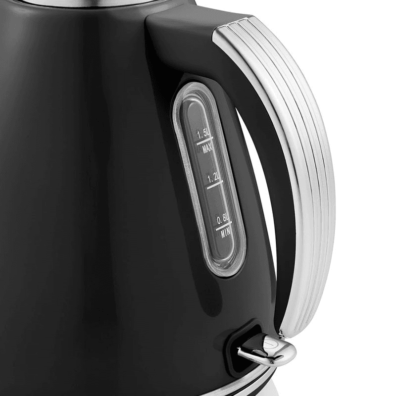 Retro Jug Kettle, 1.5L, Black