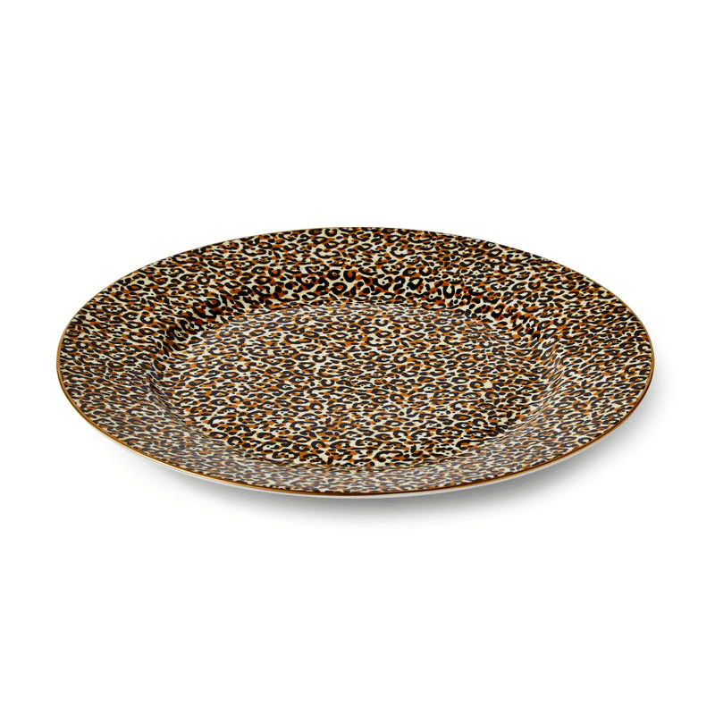 Creatures of Curiosity Serving Platter, D30.5cm, Leopard
