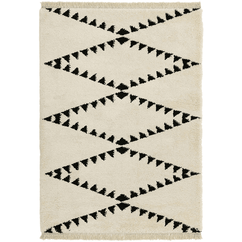 Rocco berber style rug, 120 x 170cm, cream