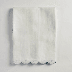 Image showing the Bridget Tablecloth, 150cm 300cm, Light Blue & White product.