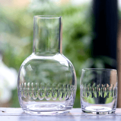 Image showing the Lens Carafe and glass, 1.3l, crystal product.