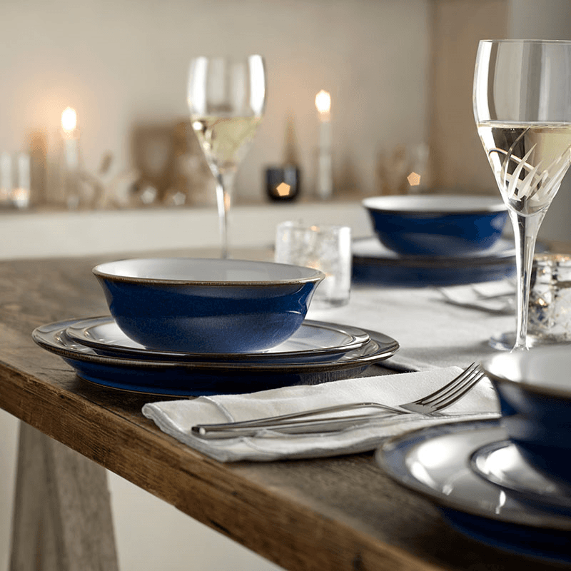 Imperial Blue 16 piece tableware set