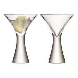 Image showing the Moya Pair of cocktail glasses, 300ml, clear product.