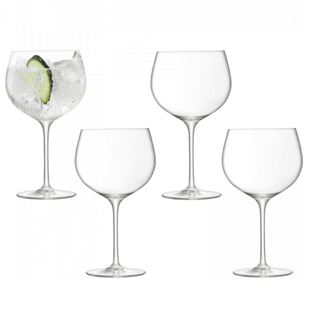 Gin Set of 4 balloon glasses, 680ml, clear