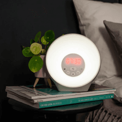 Image showing the Sunrise Alarm Clock, White product.