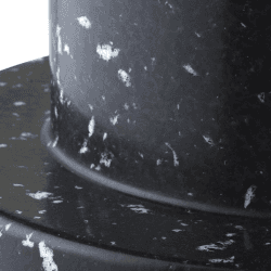 Image showing the Bit Stool, H42 x D36cm, Black product.