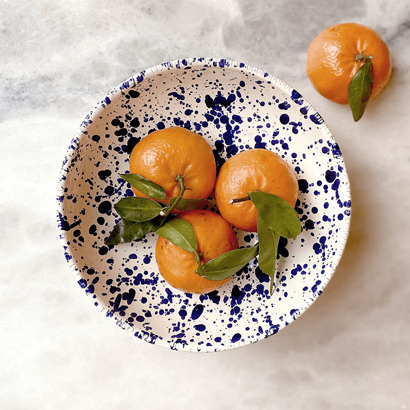 Splatter Pasta Bowl, D20cm, Blueberry